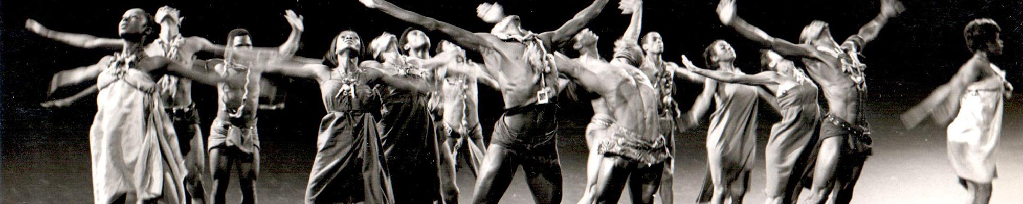 Bob Johnson and other dancers during a performance